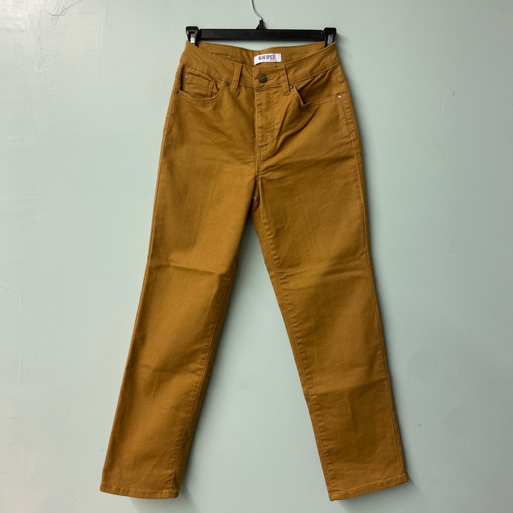 Blue Spice Brown/Khaki straight leg jeans